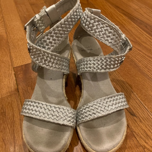 Stuart Weitzman Girls Wedge Sandal - Picture 1 of 7